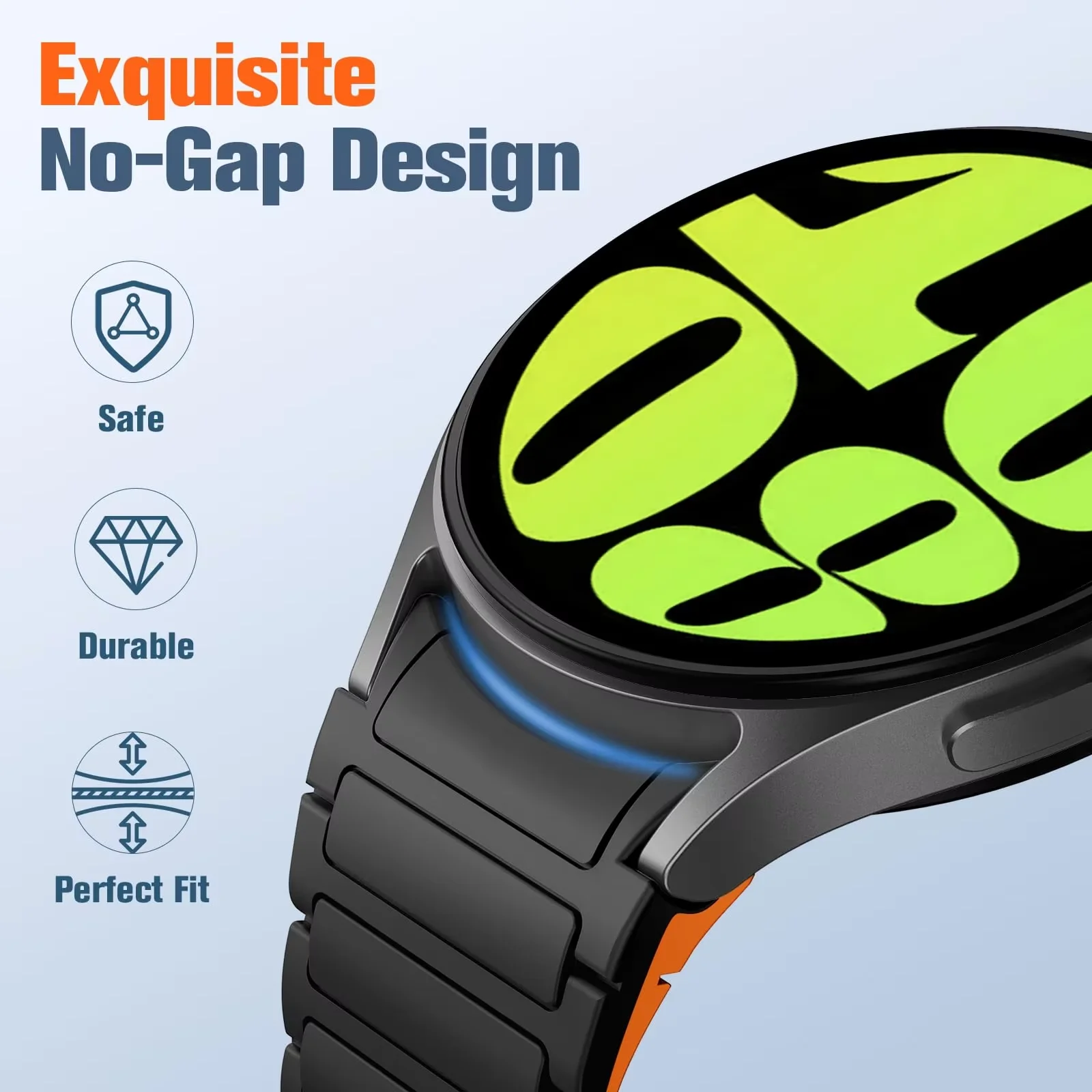 Seamless Silicone Magnetic Band