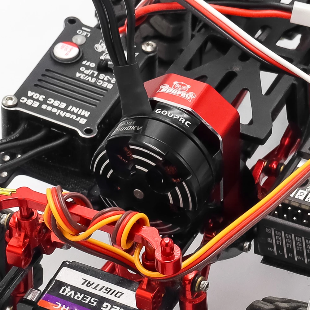 Moteur Brushless 2204 2400KV + ESC 30A pour SCX24 RC Crawler Axial 1/24
