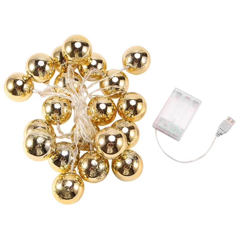 

Christmas LED Holiday Decoration and Decoration Supplies Christmas Tree Chandelier Star Pendant Electroplated Ball Gold