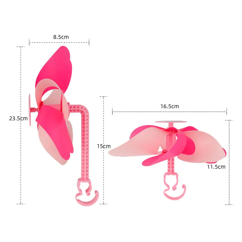 Bike Accessory Children Tricycle Bicycle Pinwheel Long/Short Pole Scooter Windmill Decorative Accessories