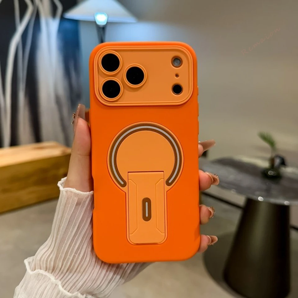 Premium Magnetic Stand Phone Case with Magsafe Charging Capability
