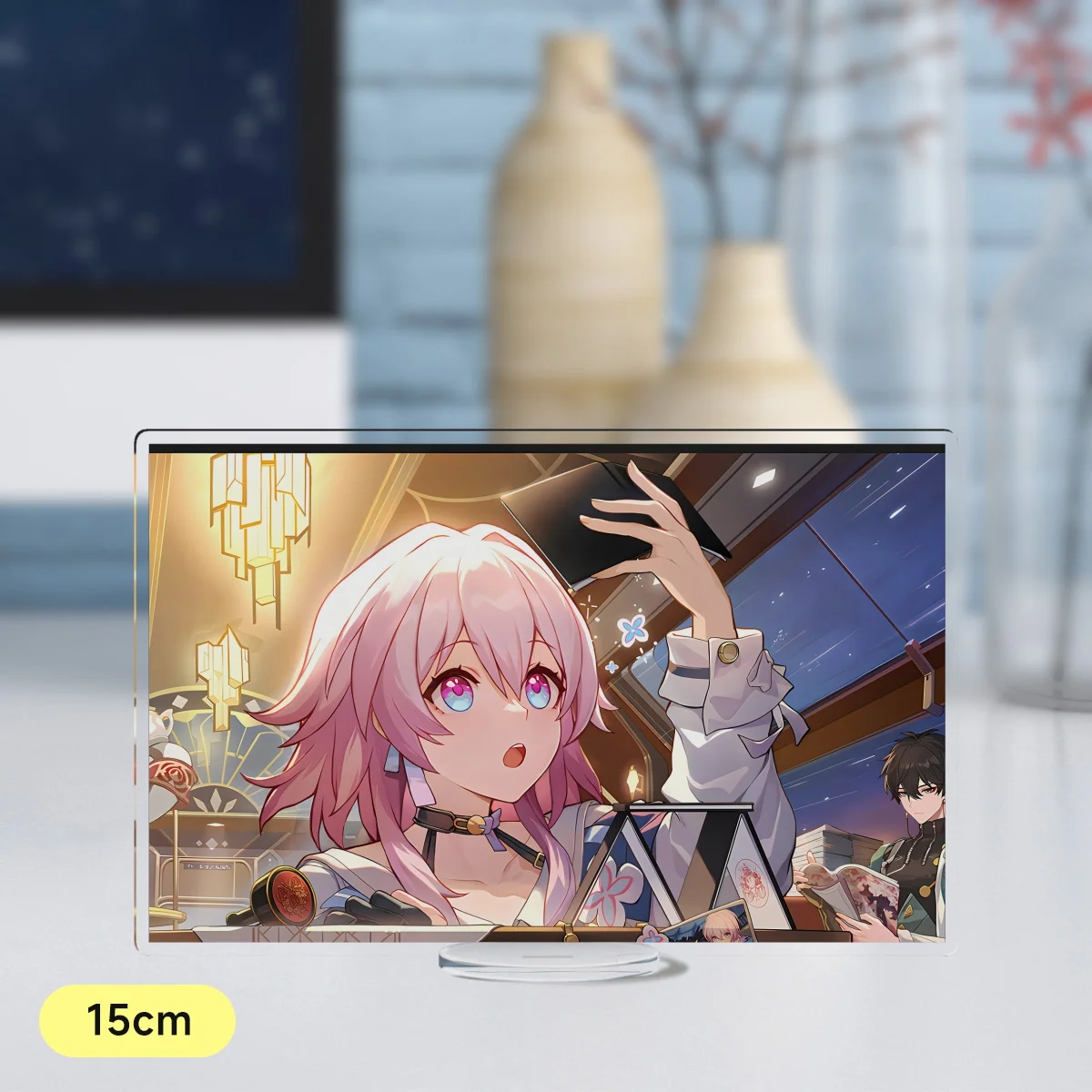 15CM custom Game Honkai Star Rail Merch miHoYo Original Authentic Theme Series Acrylic standing table decoration hot anime honkai star rail ​wall artwork canvas mural pictures canvas wall hanging painting home decor anime poster decoration