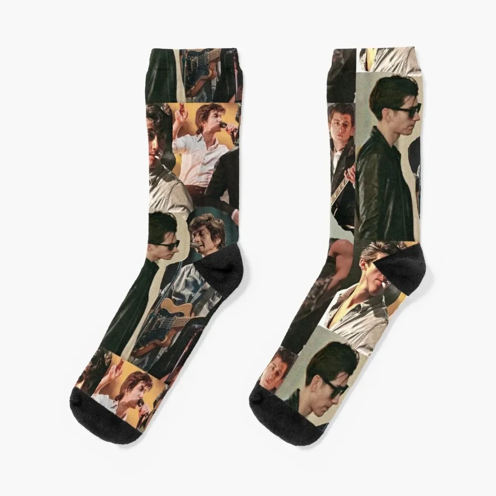 

Alex Turner Arctic Monkeys Collage Socks snow luxury socks shoes