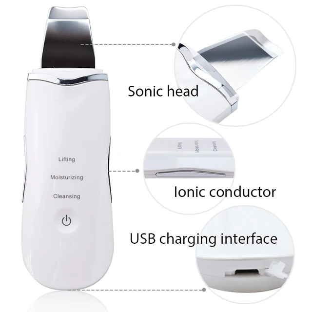 69088-501500.jpg Ultrasonic Deep Face Cleaning Machine Skin Scrubber Remove Dirt Blackhead Reduce Spots And Wrinkles Facial Whitening Lifting