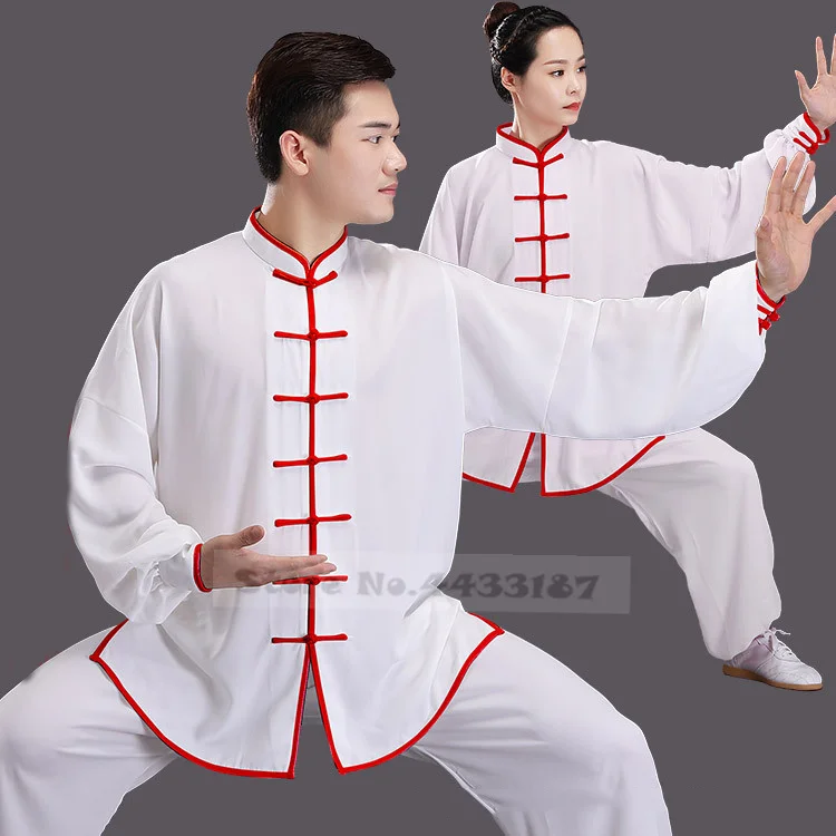 Oblečení volné Čínské starobylý tang oblek kung fu oblečení retro orientální unisex taie chi elastická pás viskózová vlákna loungewear 3XL