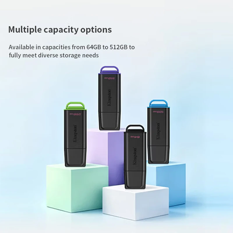 뉴 킹스톤 데이터트래블러 엑소디아 USB 플래시 드라이브 USB 3.2 펜 드라이브 DTXG2 64GB 128GB 256GB 512GB U 디스크 메모리 스틱 (컴퓨터용)