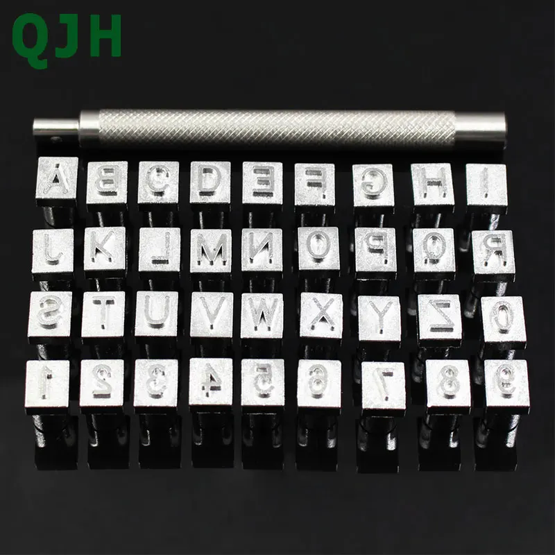 Letter and Number Stamps Punch Set 36pc 3mm HB273 