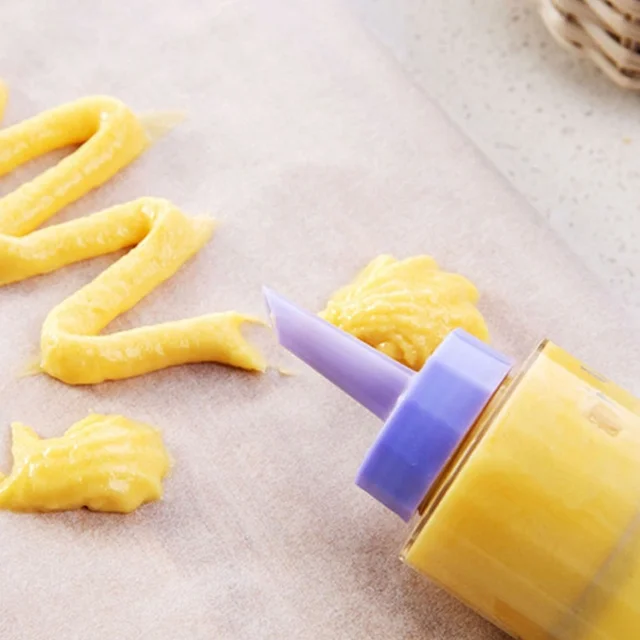 Új Diy Kézi Süti Sajtó Gyártó Géppuska Dekorációs Sajtológép Churros Eszköz Készítéséhez - Image 6