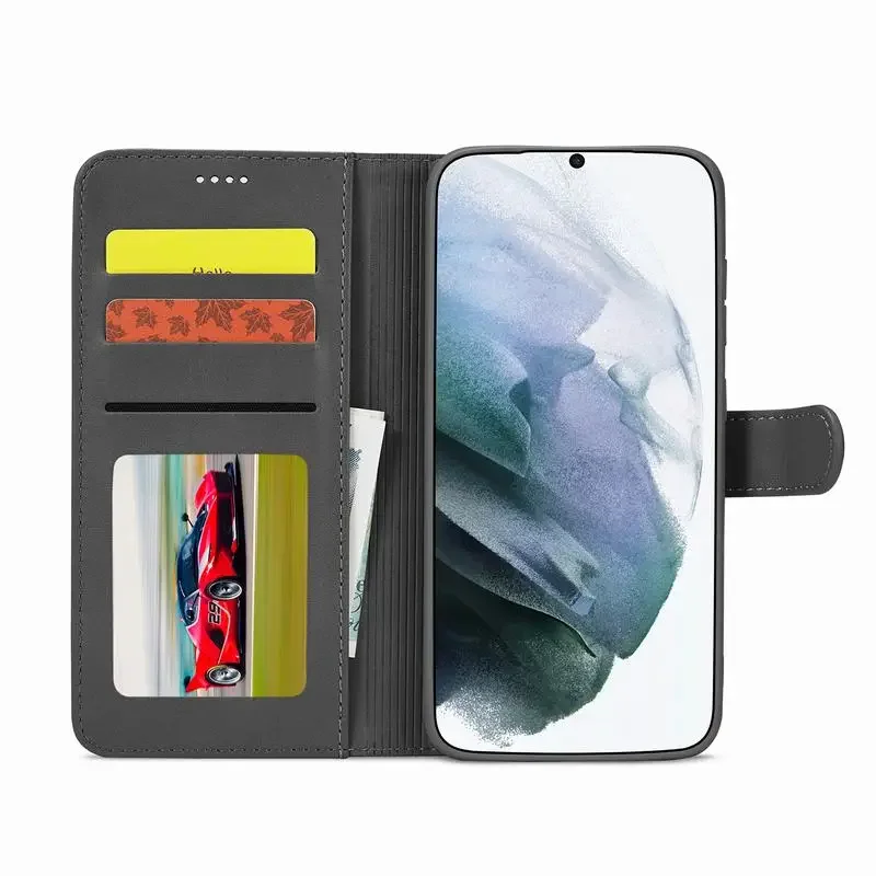 Custodia S21Fe Per Samsung Galaxy S21 Fe 5G Custodia Flip Leather Luxury Phone Bags Cover Per Samsung S21 Fe 5G Custodia Magnetica A Portafoglio