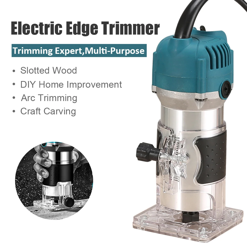 Woodworking Electric Trimmer 800W Carving Power Tools