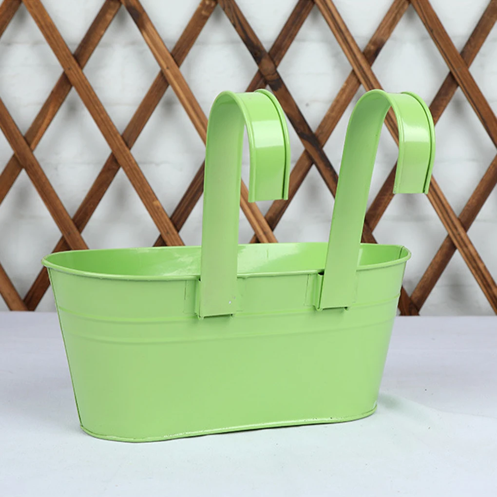 

Iron Practical And Durable Detachable For Balcony Planters Railing Hanging Stylish Decoration