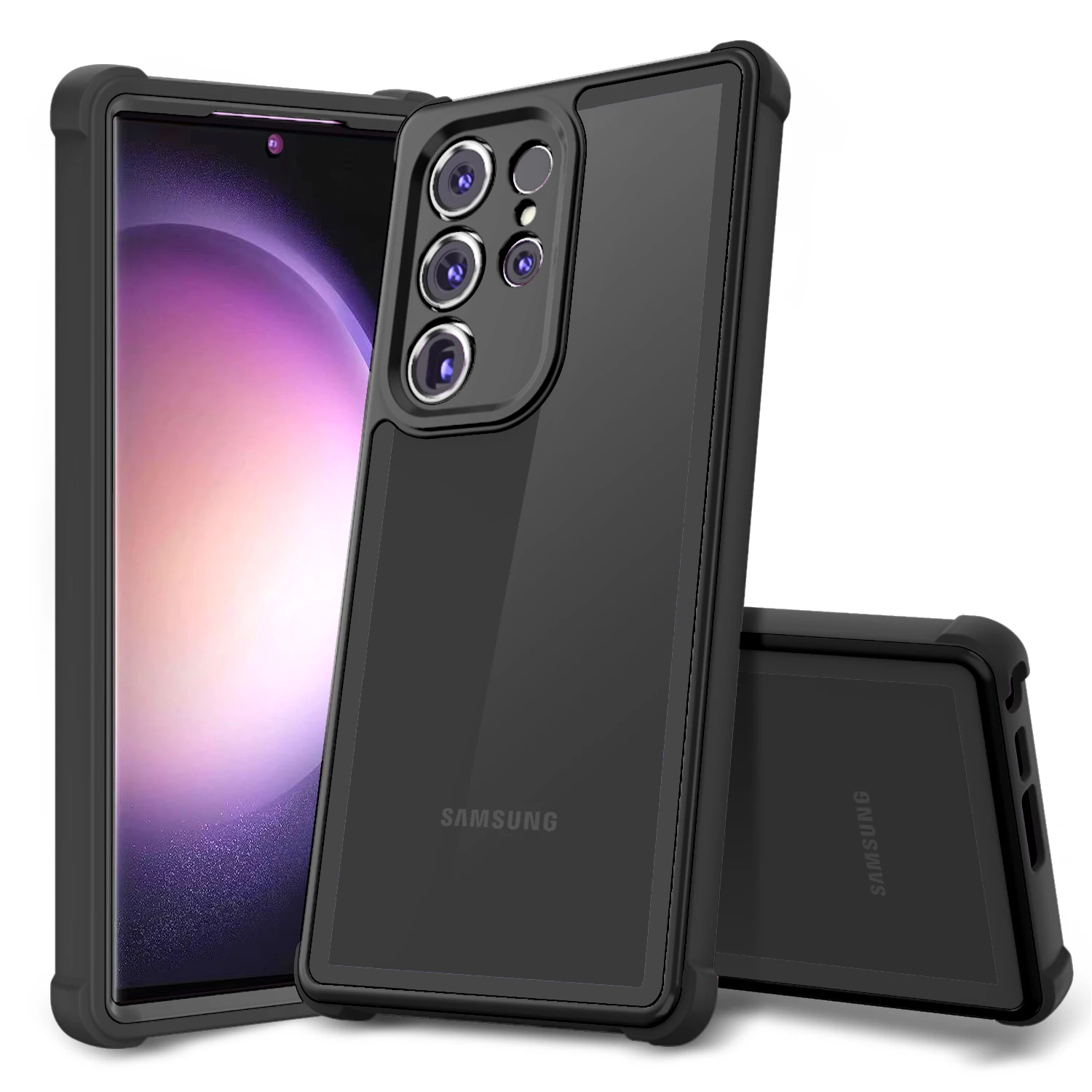 thumbnail image 1 of Funda a prueba de golpes para Samsung Galaxy S21, S22, S23 Plus, Ultra 5G, protección de lente de cámara de grado militar, 1 of 5