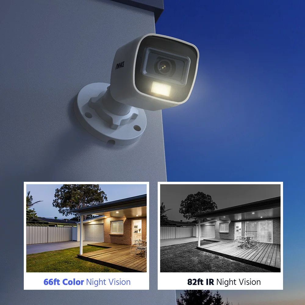 ANNKE 5MP Weatherproof Bullet Security Camera Kit
