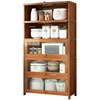 Nordic Solid Wood Kitchen Cabinets Home Living Room Wall Storage Cabinet Simple Multi-layer Kitchen Cabinet Kitchen Furniture 2