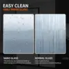 Shower Semi-Framed Glass Panel, 34"" W X 74"" H Shower Screen, 5/16"" (8Mm) Tempered Glass Shower Door, Fit For Walk-In 6