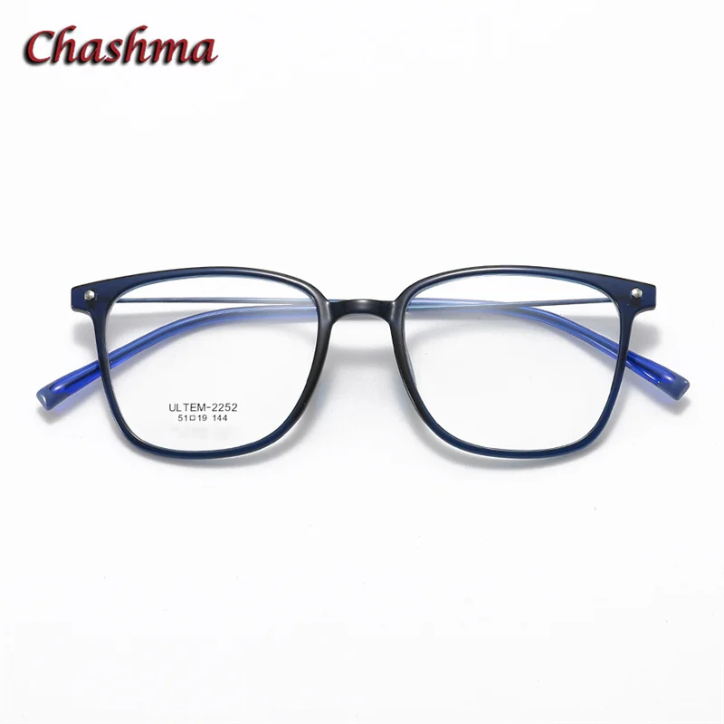 

Chashma Square Glasses Prescription Lenses Teens Ultem Light Frame Men Flexible Optical Eyewear Students Women Spectacles Female