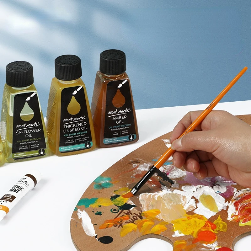 Oil Painting Turpentine Thinner Linseed Oil 125/500 ML
