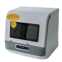 DWS-T05 Portable Countertop Dishwasher Compact Mini Dish Washer With 5-Liter Built-in Water Tank And Air-Dry Function 1