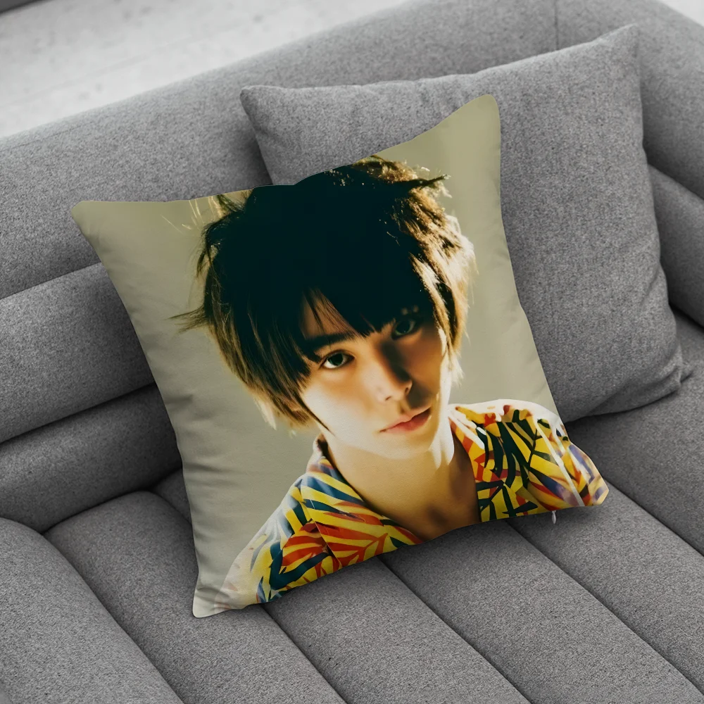 Actor N-Nijiro Murakami Pillow Case Soft Cushion Cases for Farmhouse Sofa Decor Home Decorations and Protector 4