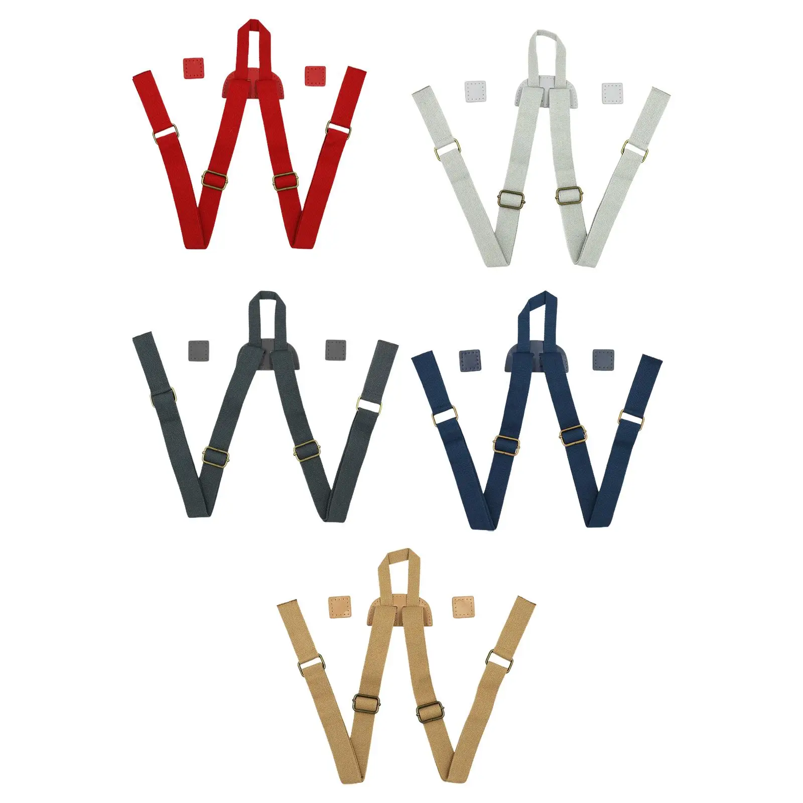 

Dual Shoulder Belt Adjustable Comfortable Direct Replacement Backpack Strap