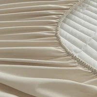 Ultrasonic Waterproof Mattress Protector Cover Embroidered Mattress Pad Bed Fitted Sheet with Elastic Band, With Deep Pocket New 6