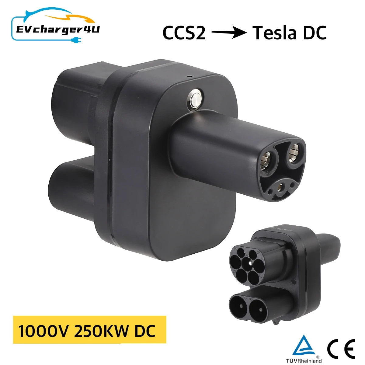 EVcharger4U-CCS2-to-Tesla-Adapter-Convertor-250Amper-1000V-250KW-for ...