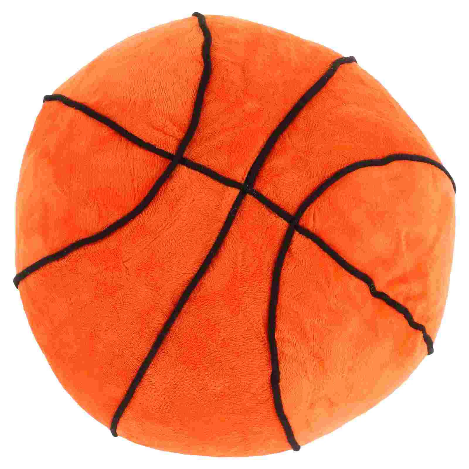 

Plush Basketball Toy Plush Ball Cushion Toy Home Office Basketball Cushion for Gift