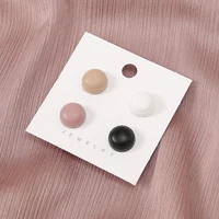 4Pairs/Bag Strong Magnet Hijab Scarf Brooches Pins Decorated Accessories For Women Muslim Candy Colors Magnets New Arrival 2