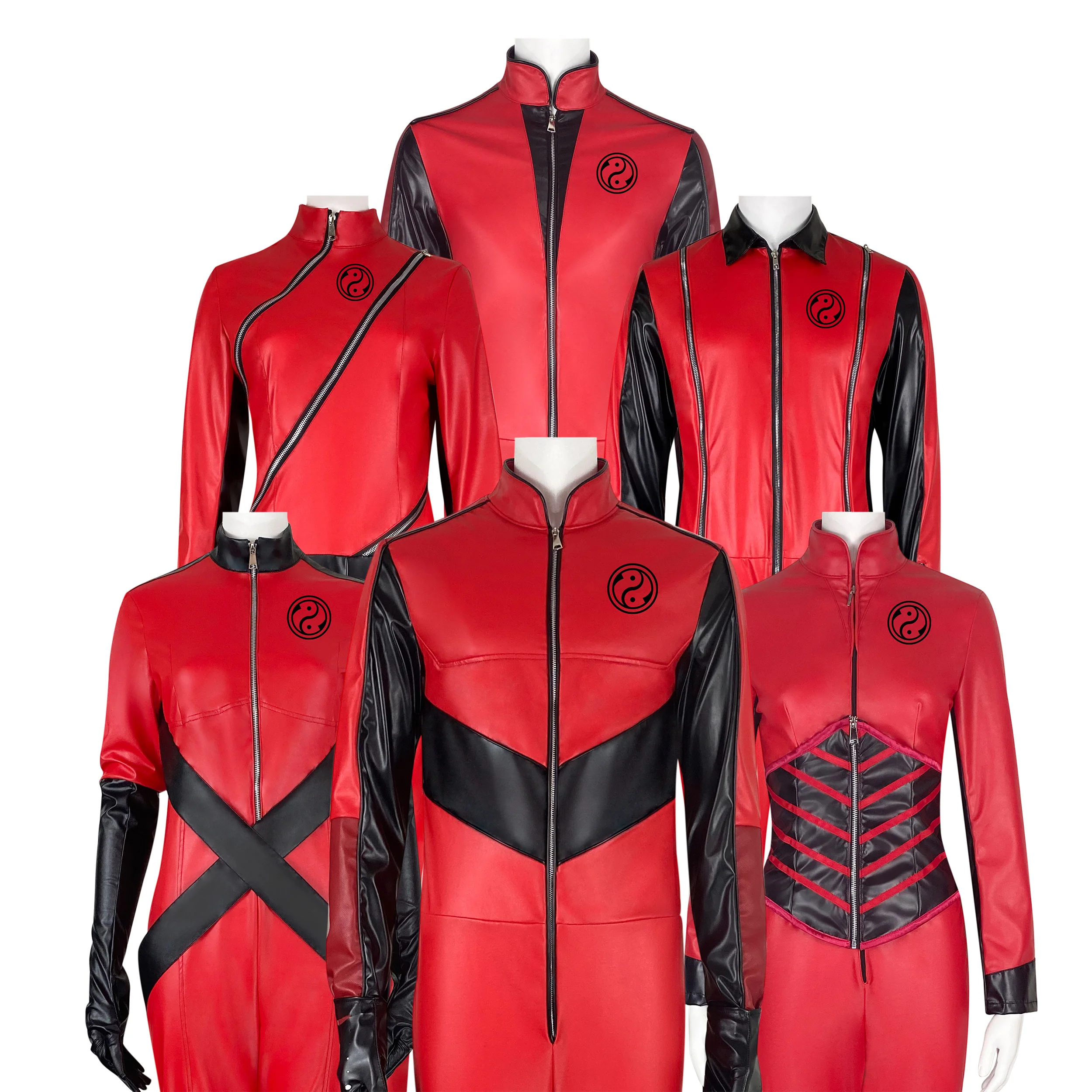 

Movie The Umbrella Academy Cosplay Costumes Jumpsuit Full Set Gloves Unisex Outfit Role-playing for Halloween Eve Carnival Party