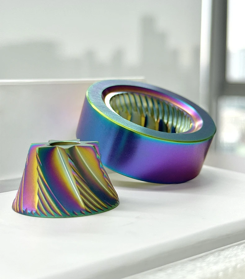 Description Picture 5 of itemSTARSEEKER E55 Espresso And Brew 55mm Titanium Burr Colorful