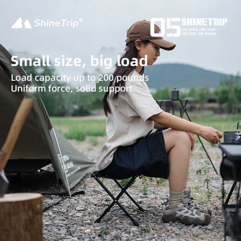 ShineTrip-Mazar Tactical Outdoor Camping and Fishing Family Chair, Lightweight and Convenient, Lightweight Convenient