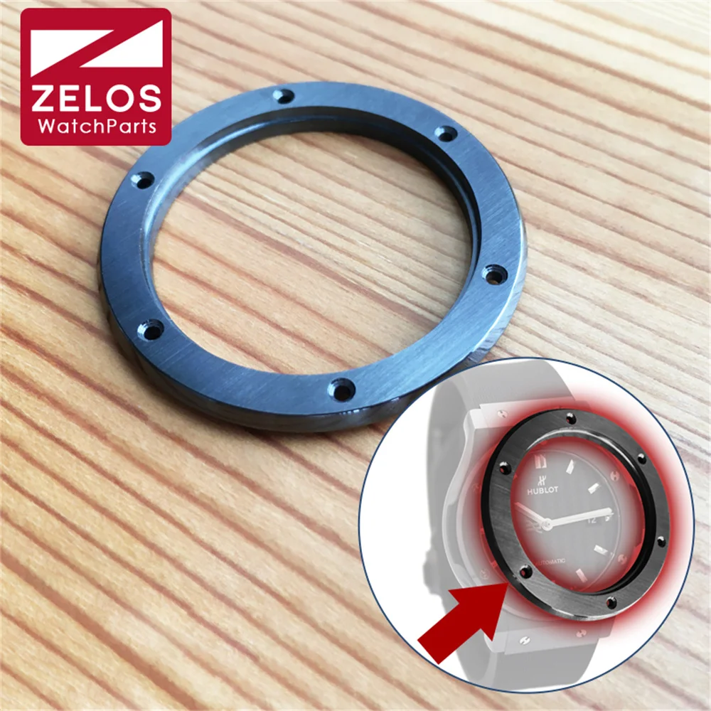 511 520 Lunetta In Ceramica Spazzolata Per Hub Hublot Classic Fusion 45M Orologio Automatico