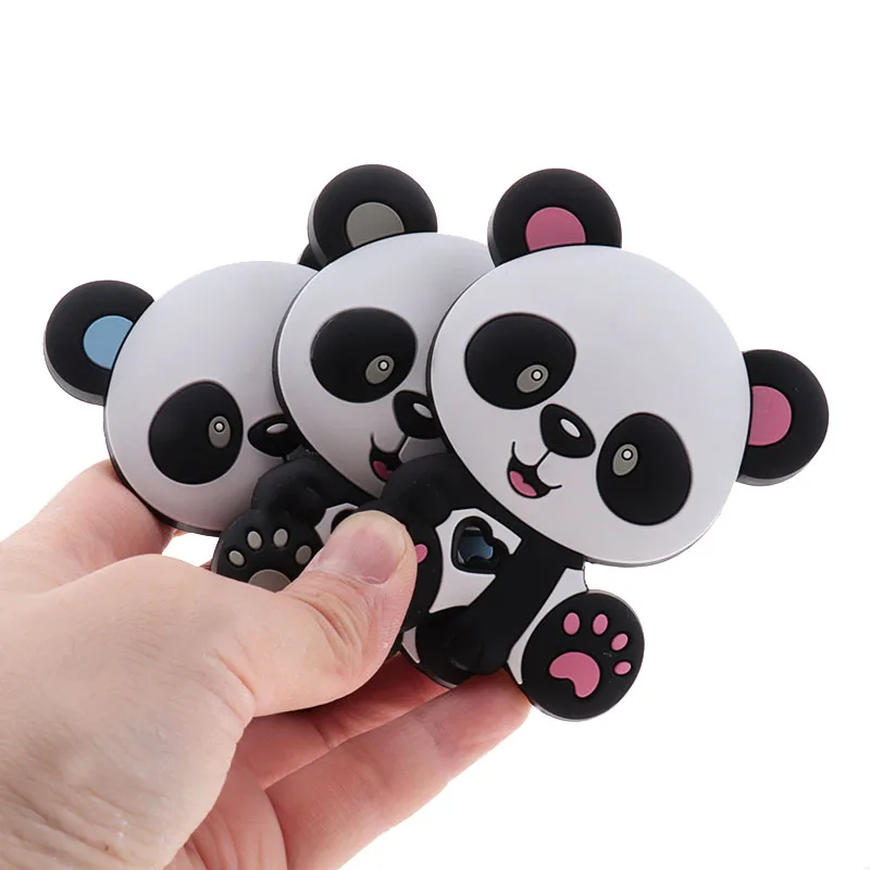 fkisbox anneau de dentition en panda sans animal soins dentaires pendentif jouets ours diy