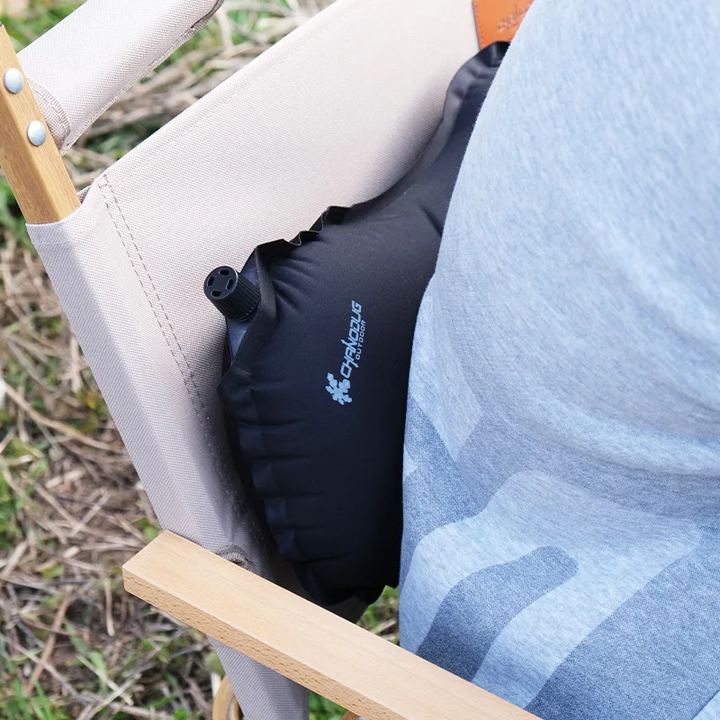 Automatic Inflatable Pillow,Portable Waist Rest And Lunch Rest Pillow For Four Seasons Outdoor Camping And Travel,Tent Bedding