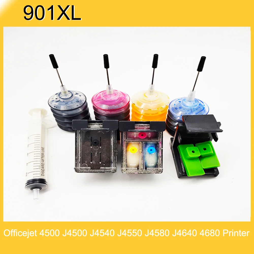 Einkshop Per Hp 901Xl Hp 901 Cartuccia Di Inchiostro Per Officejet 4500 J4500 J4540 J4550 J4580 J4640 4680 Stampante