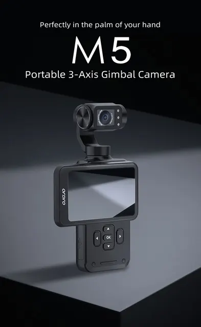 Ordro M5 Vlog Action Pocket Camera 5K 3-Axis Anti-shake Digital 