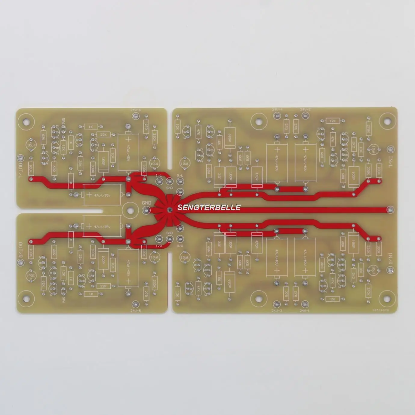 Hifi 1Pc Classic Nac-52 Preamplificatore Audio Pcb Stereo Preamp Bare Board