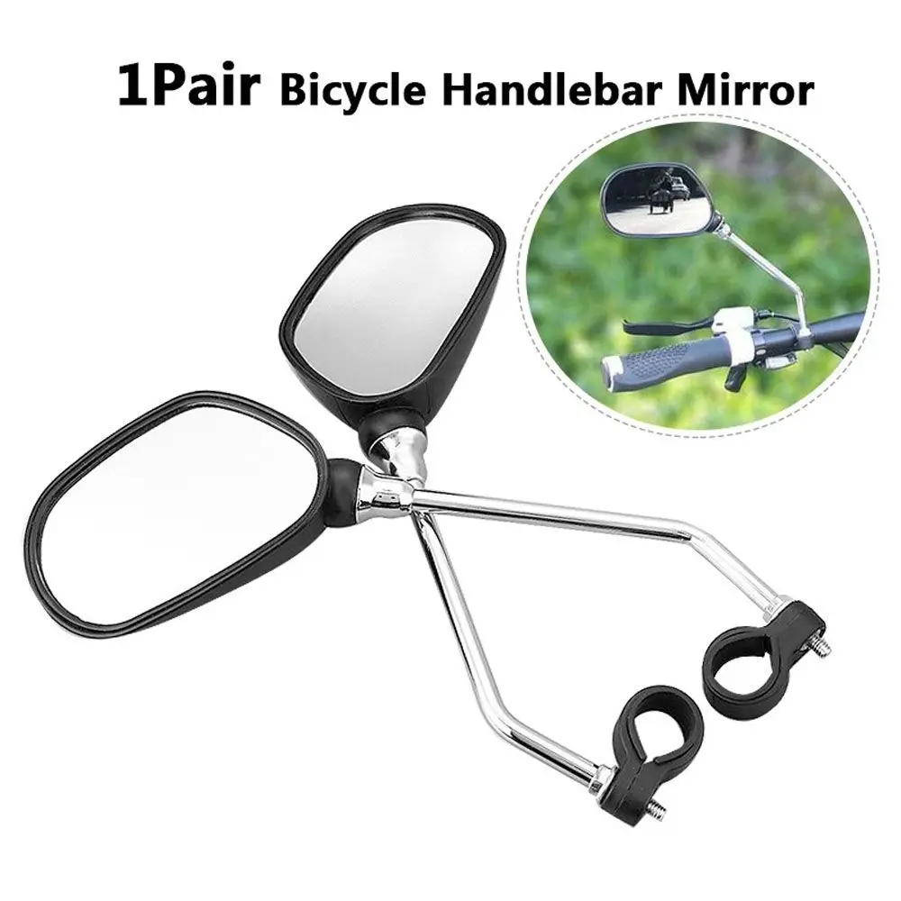 

1 Pair 360 Degrees Rotate Adjustable Cycling Bicycle Handlebar Mirror Bicycle Rearview Mirror Bicycle Accessories Bike Mirrors