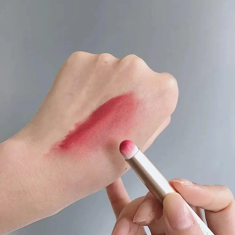 

1pcs Lipstick Brush Concealer Round Head Lip Brush Synthetic Lid Gloss Cover Makeup Lip Soft Cosmetic Smudge Brush Carry Wi X6H5