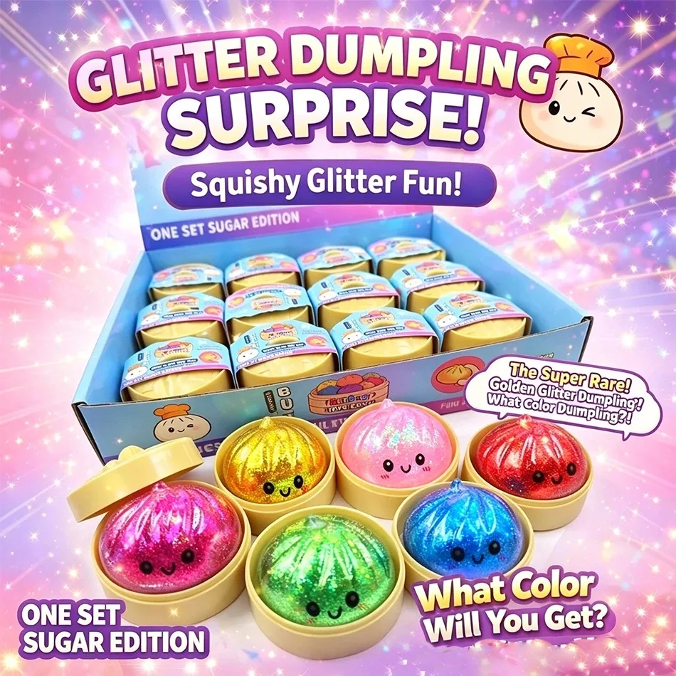 Colorful 6 Styles Glitter Dumpling 1