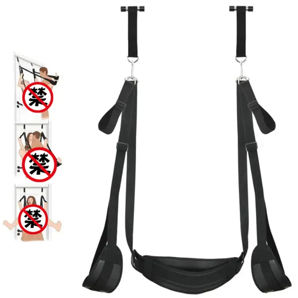 Sex Swing with Soft Seat & Leg Pad Indoor Erotic Hanging Door Sexy Swing for Couples Sex Toys Furniture BDSM Bondage Restra sex toys,sex swings