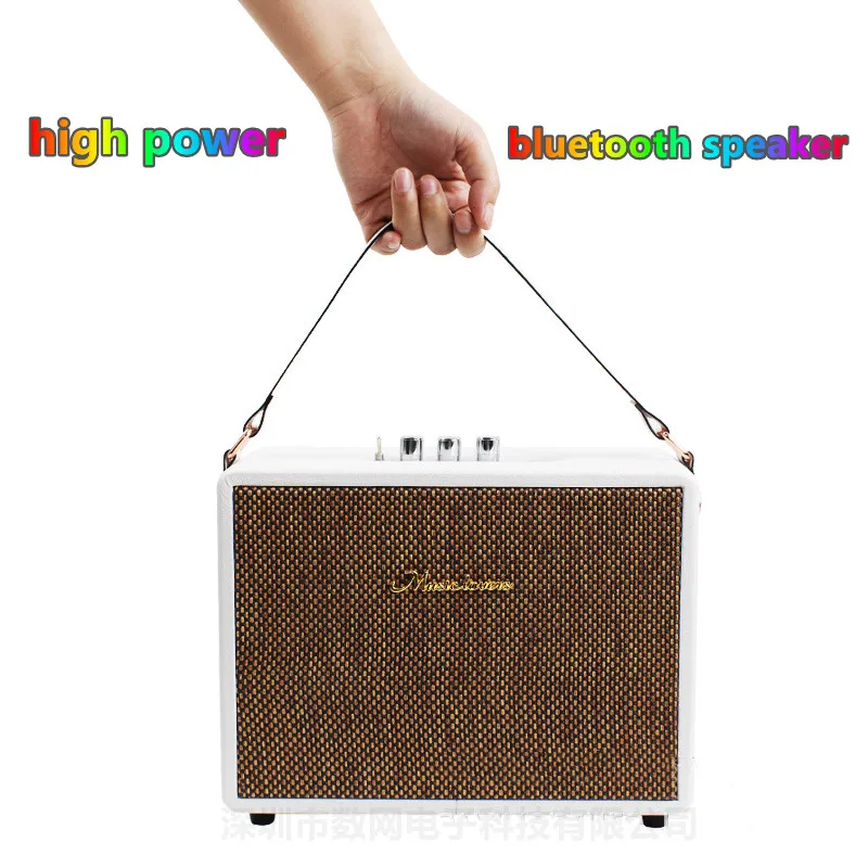 

caixa de som Fashion portable high-power bluetooth speaker high-bass adjustment bluetooth audio picnic camping bluetooth speaker