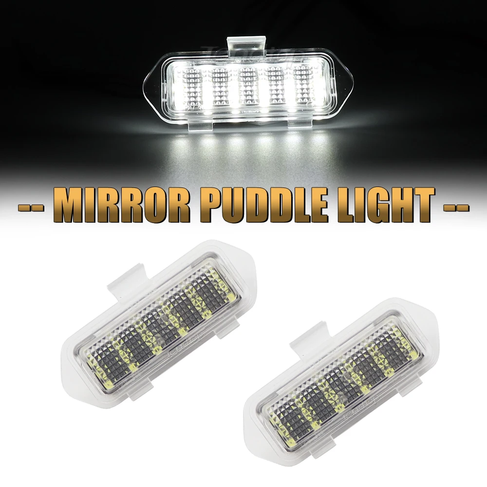 LED Side Mirror Puddle Lights For 03-06 Escalade Silverado Suburban Tahoe Sierra - Foto 6