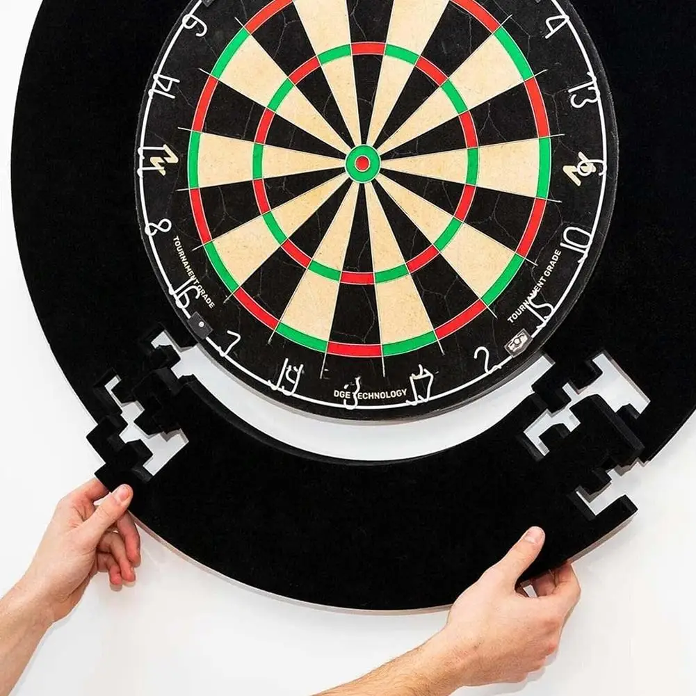 

Dartboard Wall Surround дюйма универсальная защита Dartboard Толстая сращивающаяся стена искусственная доска аксессуар Dartboard Surround A3B4