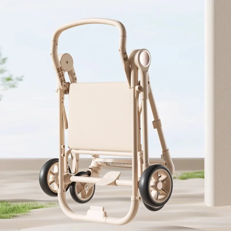 Lightweight Strollers with Large Canopy Can Sit or Lie Down Travel