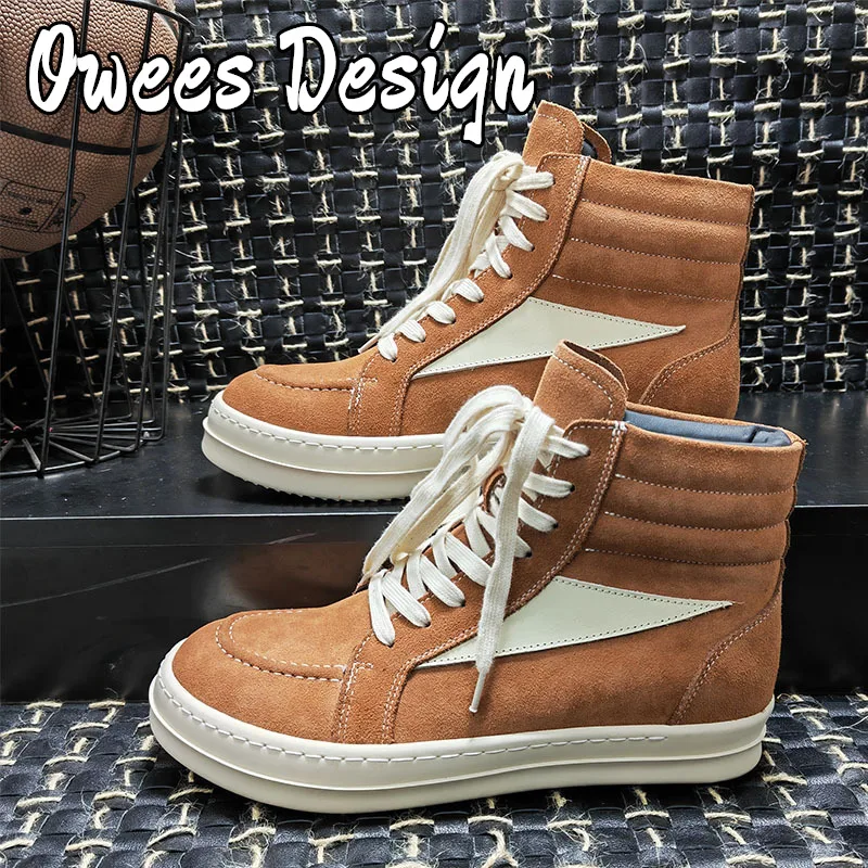 

Owees Design Popular Brand Couple Shoes Horsehair Loafers Casual Sneakers for Men and Women Flat Bottom Real Leather Sneakers