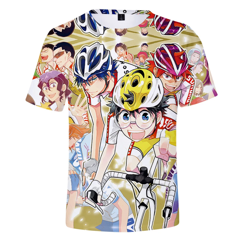 

2022 Yowamushi Повседневная футболка с круглым вырезом Harajuku пуловер 3D аниме футболка Косплей модная футболка с коротким рукавом Новинка