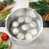 Barton Pressure 22-Quart Capacity Pressure Cooker Built-in Pressure Gauge with (1) Rack, Aluminum Polished 5