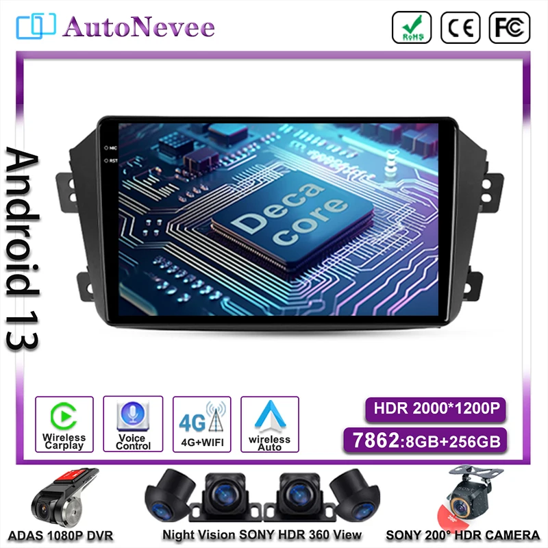

Android 13 мультимедийный Головной блок для Geely Emgrand X7 1 GX7 EX7 2011 - 2019 Автомобильный плеер GPS Стерео навигация автомобильное радио DVD