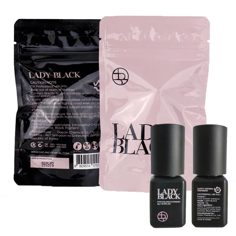 5ml Sky Glue 1-2s Fast Dry Strongest Lady Black Eyelash Extension Glue Original Korea Adhesive Makeup Lasting 6-7 Weeks 2